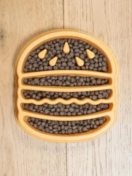 Gamelle anti-glouton en forme de Burger 🍔 - Happy Bowl Zippy Paws