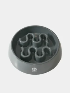 Gamelle anti-glouton grand chien - Gris