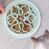 Gamelle anti-glouton pour chat - gris foncé