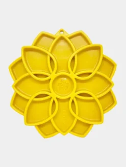 Gamelle d'enrichissement - Mandala - Jaune - SodaPup