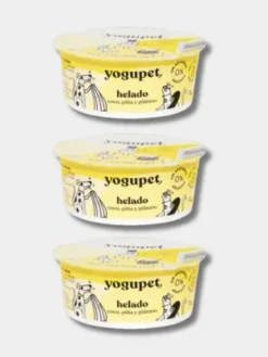 Glace au yaourt pour chien - Façon Piña Colada 🥥🍍🍌 - Yogupet