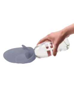Gourde et distributeur d'eau portable Leaf - Gris - United Pets