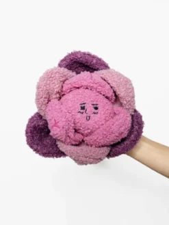 Jouet de fouille et d'enrichissement pour chien - Chou Rose - The FurryFolks