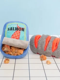 Jouet de fouille pour chien - Conserve de Saumon 🐟 - The FurryFolk