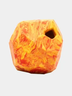 Jouet distributeur de friandises pour chien - Gnawt a Rock - Salamander Orange