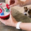 Jouet distributeur de friandises pour chien - Wobble Ball rouge - Pet PLAY