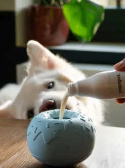 Jouet d'occupation pour chien - Yoomy Donut 🍩 - Bleu