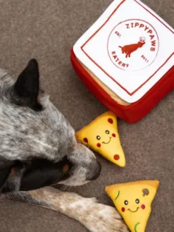 Jouet d'occupation pour chien original - Boîte à Pizza 🍕 - ZippyPaws