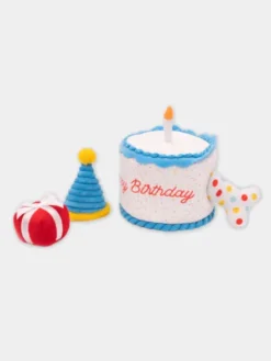 Jouet d'occupation pour chien - Gâteau d'anniversaire