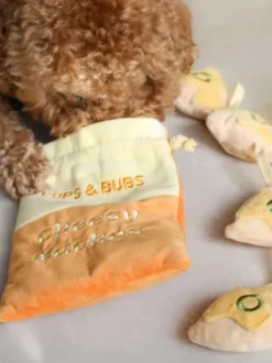 Jouet d'occupation pour chien - Nachos au fromage 🧀 - Pups & Bubs