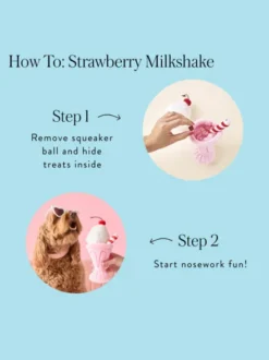 Jouet d'occupation pour chien - Milkshake 🍧 - The Foggy Dog