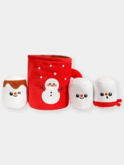 Jouet d'occupation pour chien - Chocolat chaud de Noël ☕ - HugSmart