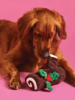 Jouet d'occupation pour chien - Bûche de Noël 🤶 - The Foggy Dog