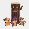 Jouet d'occupation pour chien - Bûche Ecureuils Halloween - ZippyPaws