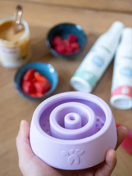 Jouet d'occupation pour chien - Yoomy Wobble 🫨 Lavender - inooko