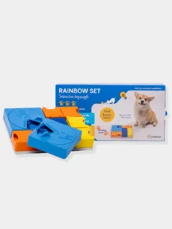 Jouet d’occupation pour chien – Kit Intermédiaire Rainbow (8 modules) - Pawzler