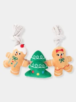 Jouet en peluche et corde - Pains épices de Noël 🍪 - HugSmart