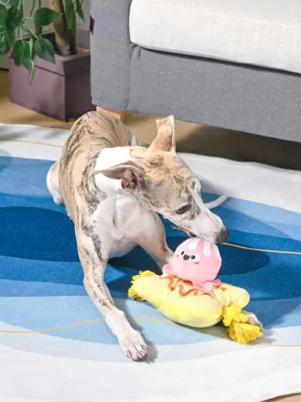 Jouet en peluche pour chien avec corde - Banana split 🍌🍨 - HugSmart