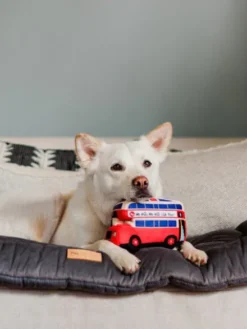 Jouet en peluche pour chien - Canine Commute - Bus Londonien - Pet PLAY