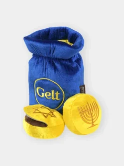 Jouet en peluche pour chien - Paw-nukkah 🕎 Gelt Coins - Pet PLAY