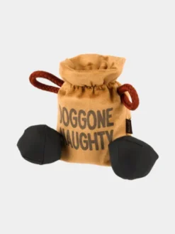 Jouet en peluche pour chien - Sac de charbon 🎅- Home for the Holidays Pet PLAY