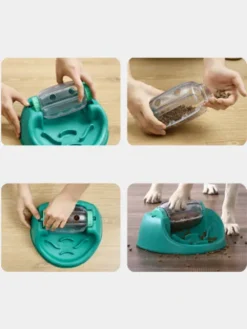 Jouet interactif distributeur de friandises pour chien - Spin N' Eat