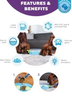 Jouet interactif / puzzle pour chien - Paw N' Play (Niv. 2) - Nina Ottosson
