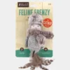 Jouet oiseau gris pour chat - Herbe à chat biologique - Pet PLAY