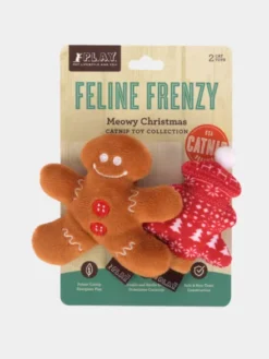 Jouet pour chat - Duo Pain d'épices Herbe à chat biologique - Pet PLAY