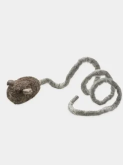 Jouet pour chat en laine - Souris avec ficelle 🐁 - Hunter stylecats