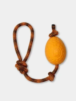 Jouet pour chien haute densité avec corde - Egg (2 coloris disponible)