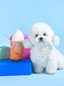Jouet pour chien Peluche et Latex - Food Party Iced Coffee 🥤 - HugSmart