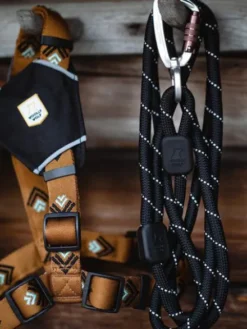 Laisse en corde recyclée pour chien - Black Raven - Woolly Wolf