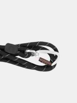 Laisse en corde recyclée pour chien - Black Raven - Woolly Wolf