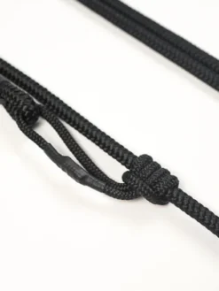 Laisse pour chien extensible en corde - Noir - Ringhio