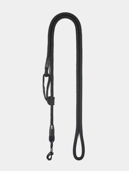 Laisse pour chien extensible en corde - Noir - Ringhio