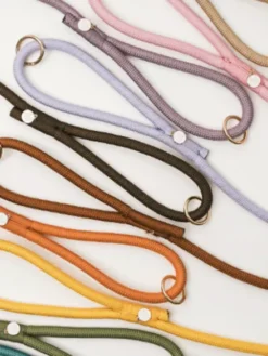 Laisse pour chien "mains libres" en corde - Yellow (Jaune) - Furlou