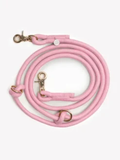 Laisse pour chien "mains libres" en corde - Pink (Rose) - Furlou