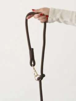Laisse pour chien "mains libres" en corde - Marron - Furlou