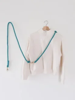 Laisse pour chien "mains libres" en corde - Teal - Furlou