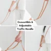 Laisse pour chien multipostions Cloud - Cherry - Shop Sunny Tails