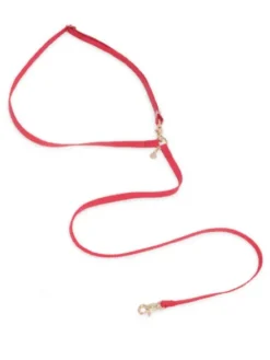 Laisse pour chien multipostions Cloud - Cherry - Shop Sunny Tails