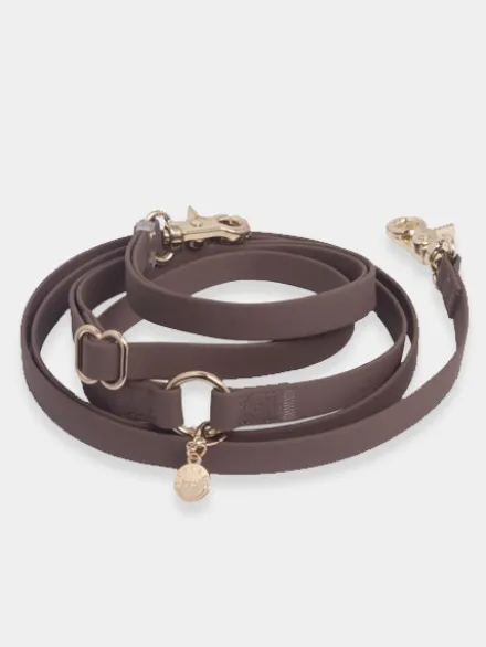 Laisse pour chien multipostions Cloud - Espresso - Shop Sunny Tails