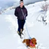 Laisse pour chien multipostions Cloud - Vert forêt - Shop Sunny Tails