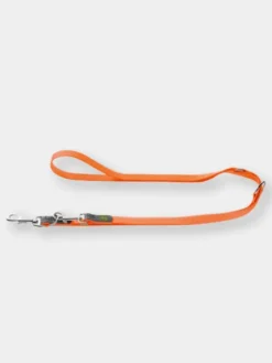 Laisse pour chien 4 positions en Biothane - Orange néon - Hunter