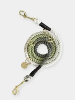 Laisse pour chien réglable en corde de coton - Vert Pistache - Cocopup London