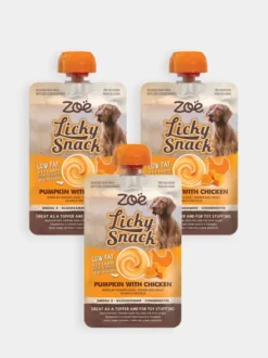 Licky Snack - Pâtée à lécher pour chien Poulet 🐓 et Citrouille 🎃