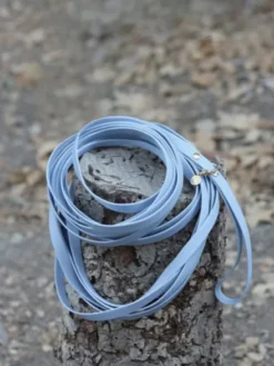 Longe waterproof d'éducation pour chien - Bleu Pastel - Shop Sunny Tails