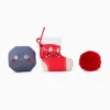 Lot de 3 jouets pour chat - Chaussette de Noël - HugSmart