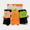 Lot de 3 Mini Peluches Halloween pour chien - Colossal Buddies - Zippy Paws